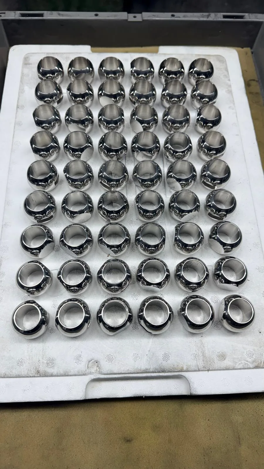 Bearbeitete Metalloberfläche – Arbeitsbeispiel 2