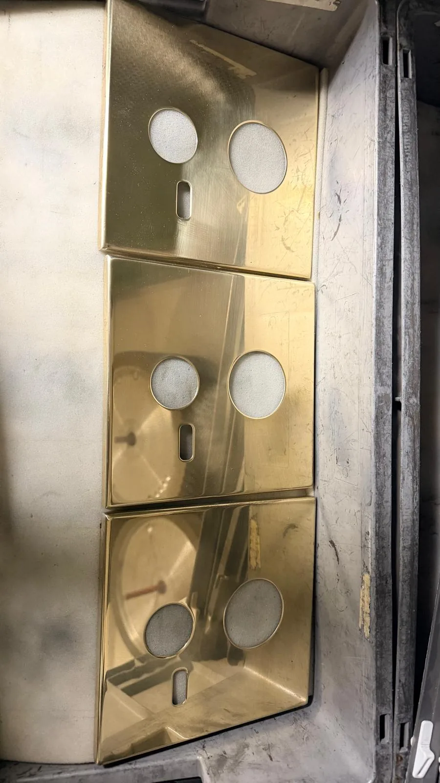 Bearbeitete Metalloberfläche – Arbeitsbeispiel 7
