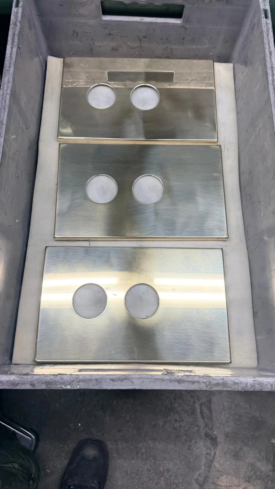 Bearbeitete Metalloberfläche – Arbeitsbeispiel 15