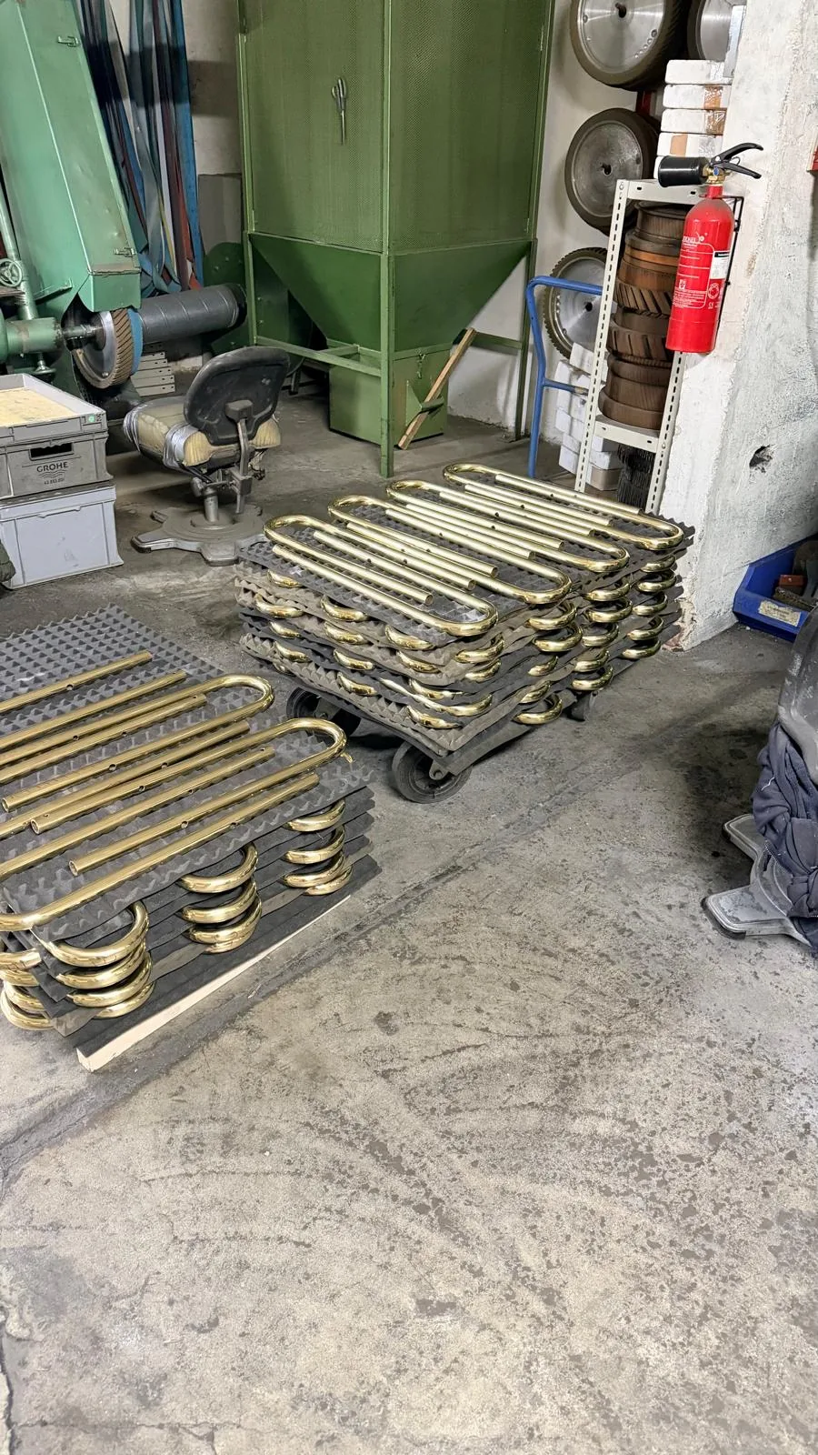 Bearbeitete Metalloberfläche – Arbeitsbeispiel 19